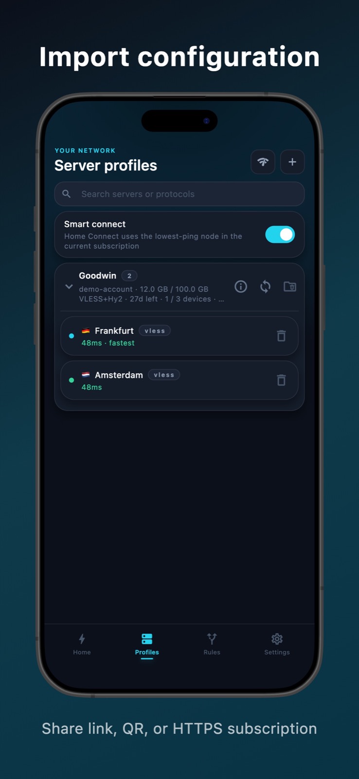 GoodWin VPN screenshot 2
