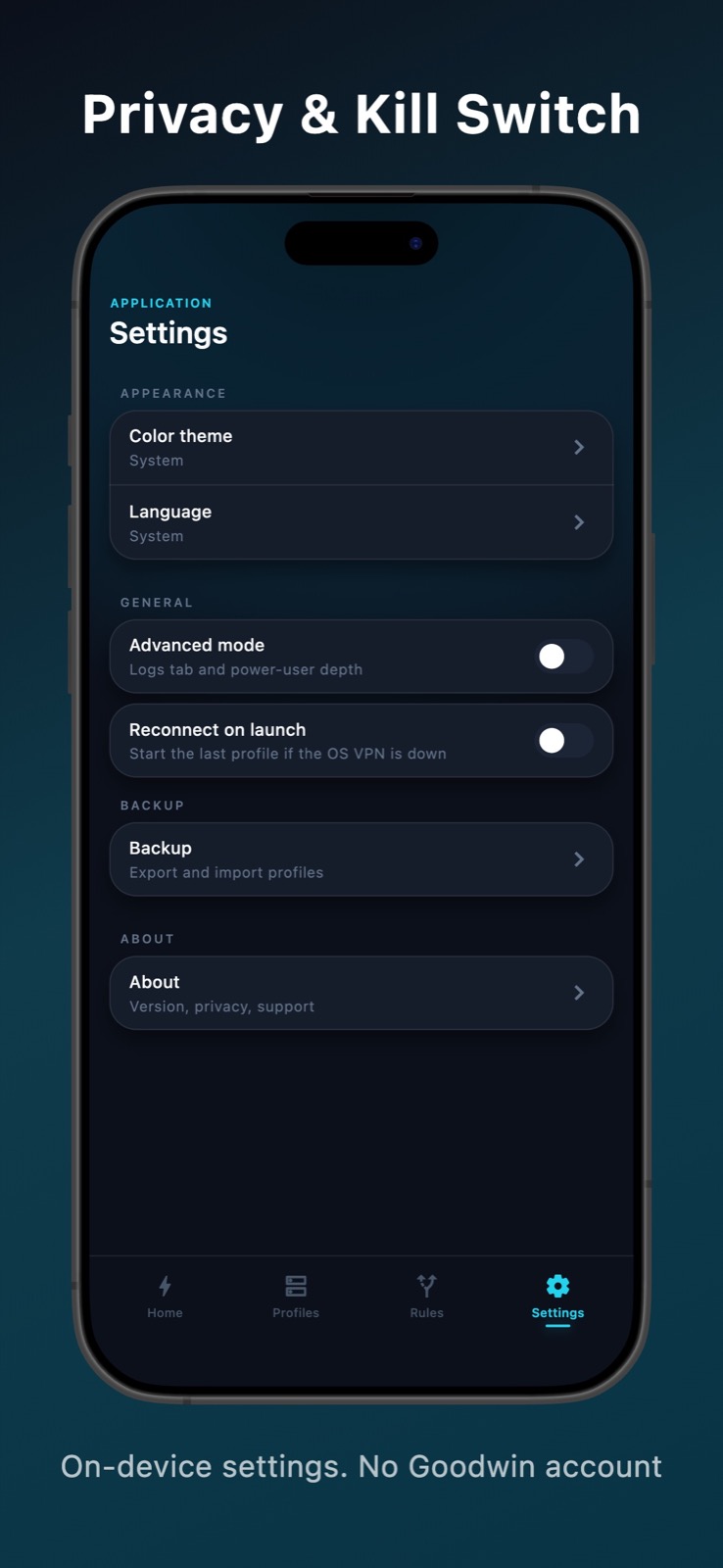 GoodWin VPN screenshot 3
